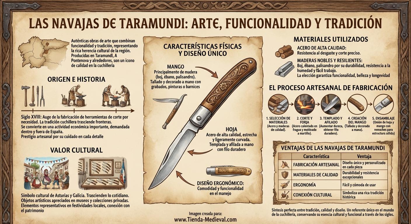 ¿Cómo son las Navajas de Taramundi?