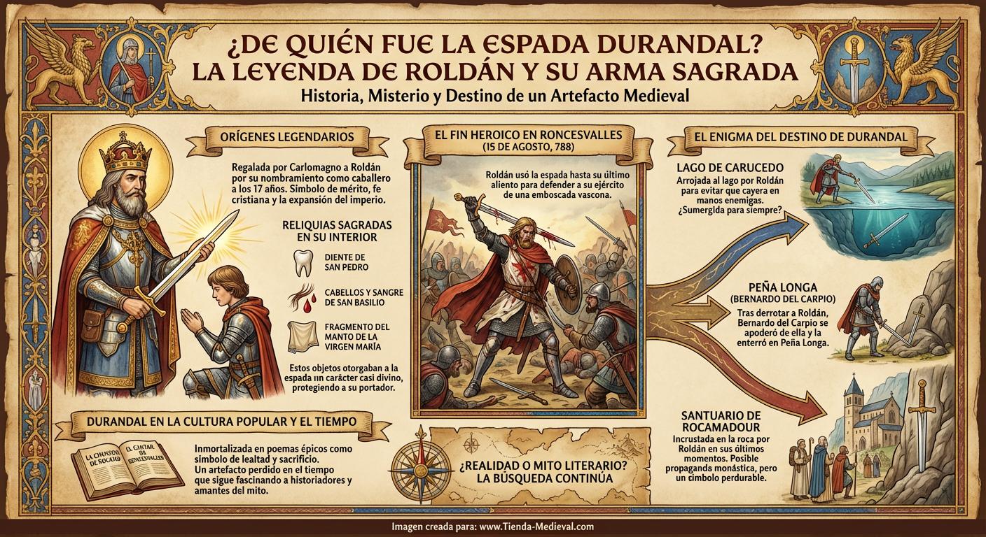 ¿De quién fue la Espada Durandal?