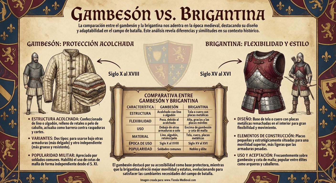 Gambesón Vs. Brigantina