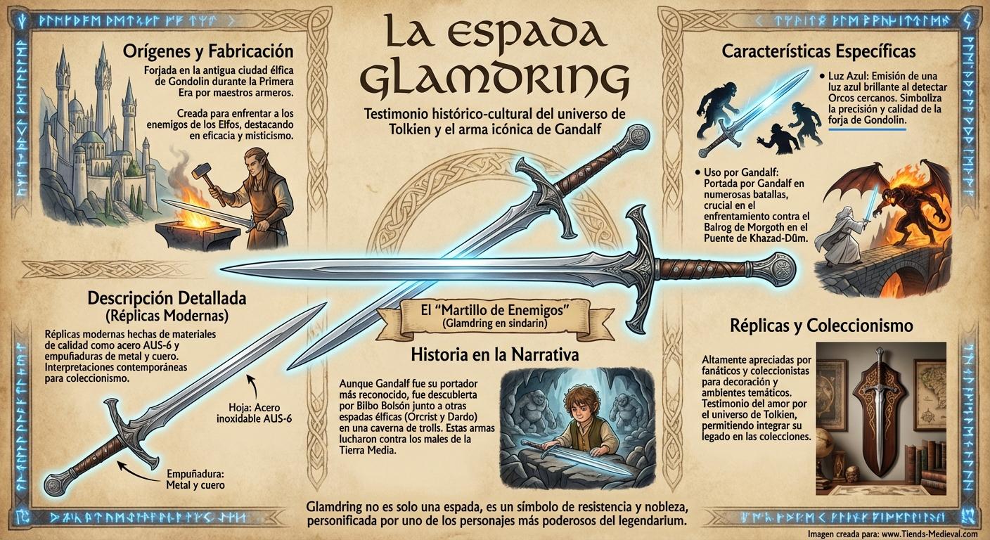 ¿Cómo es la Espada Glamdring?