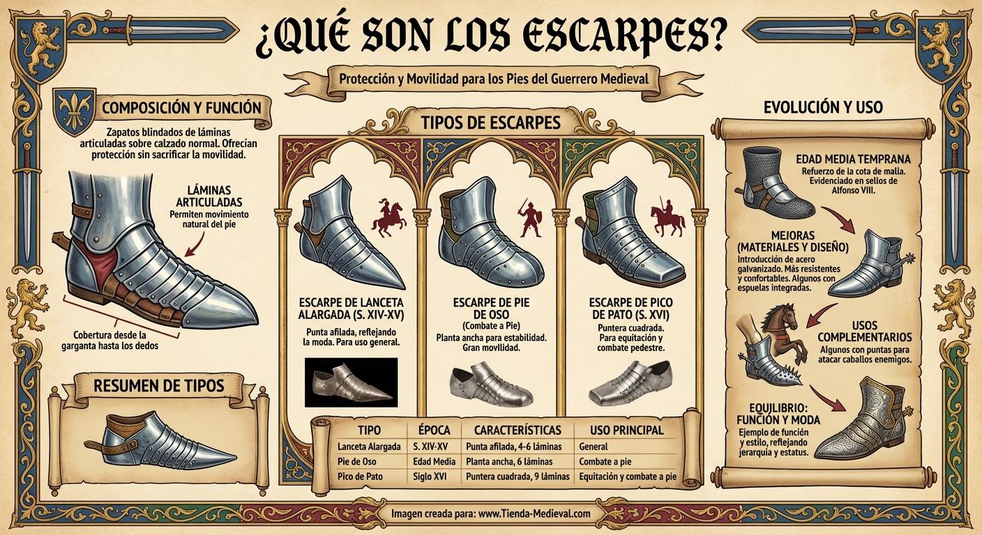 ¿Qué son los Escarpes?