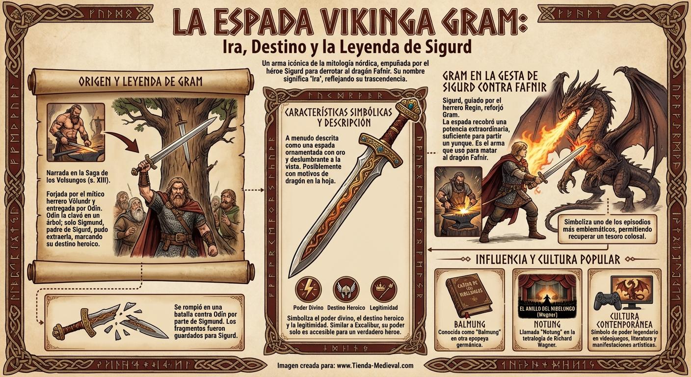¿Qué es la Espada Vikinga Gram?