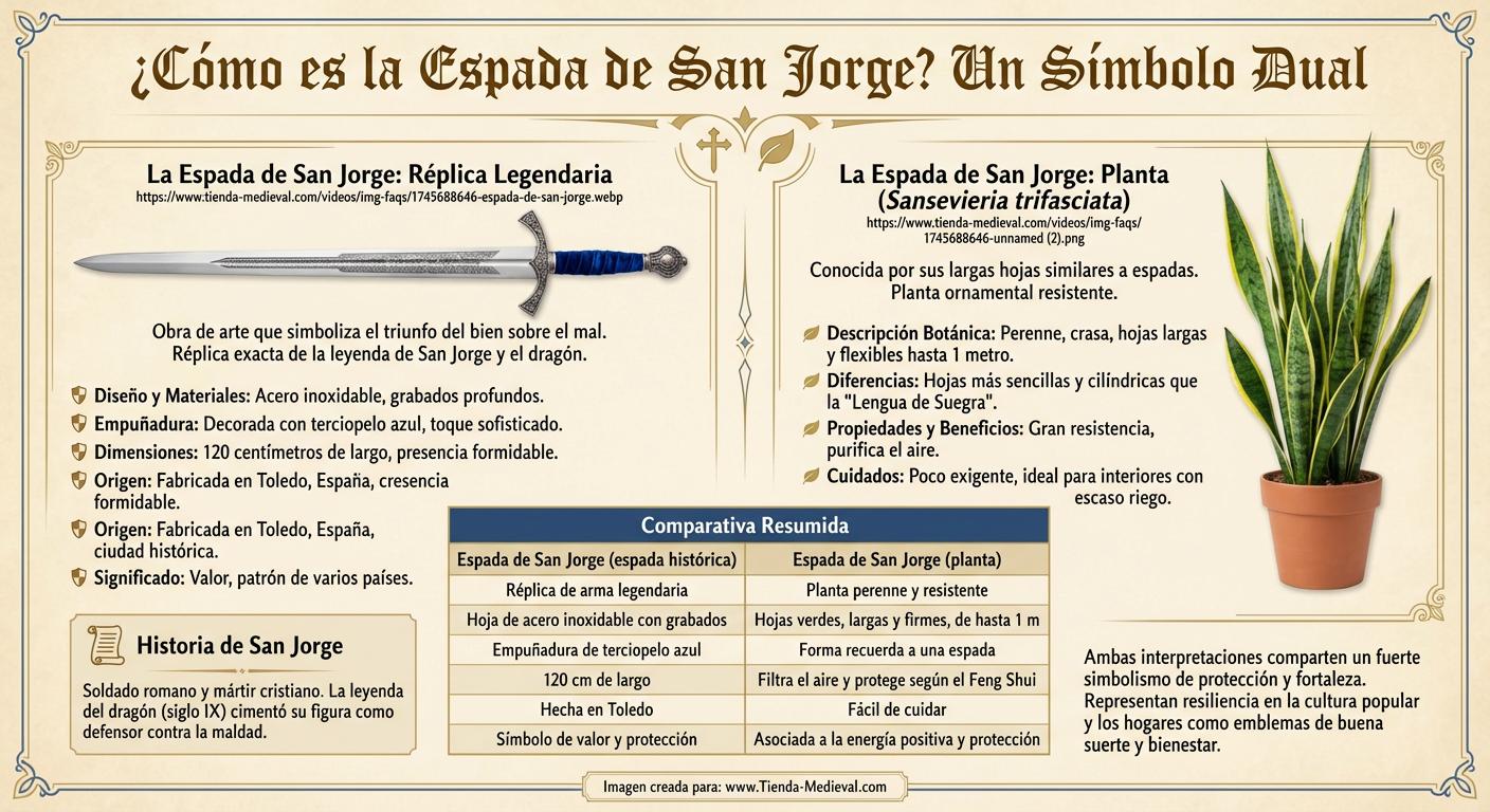 ¿Cómo es la Espada de San Jorge?
