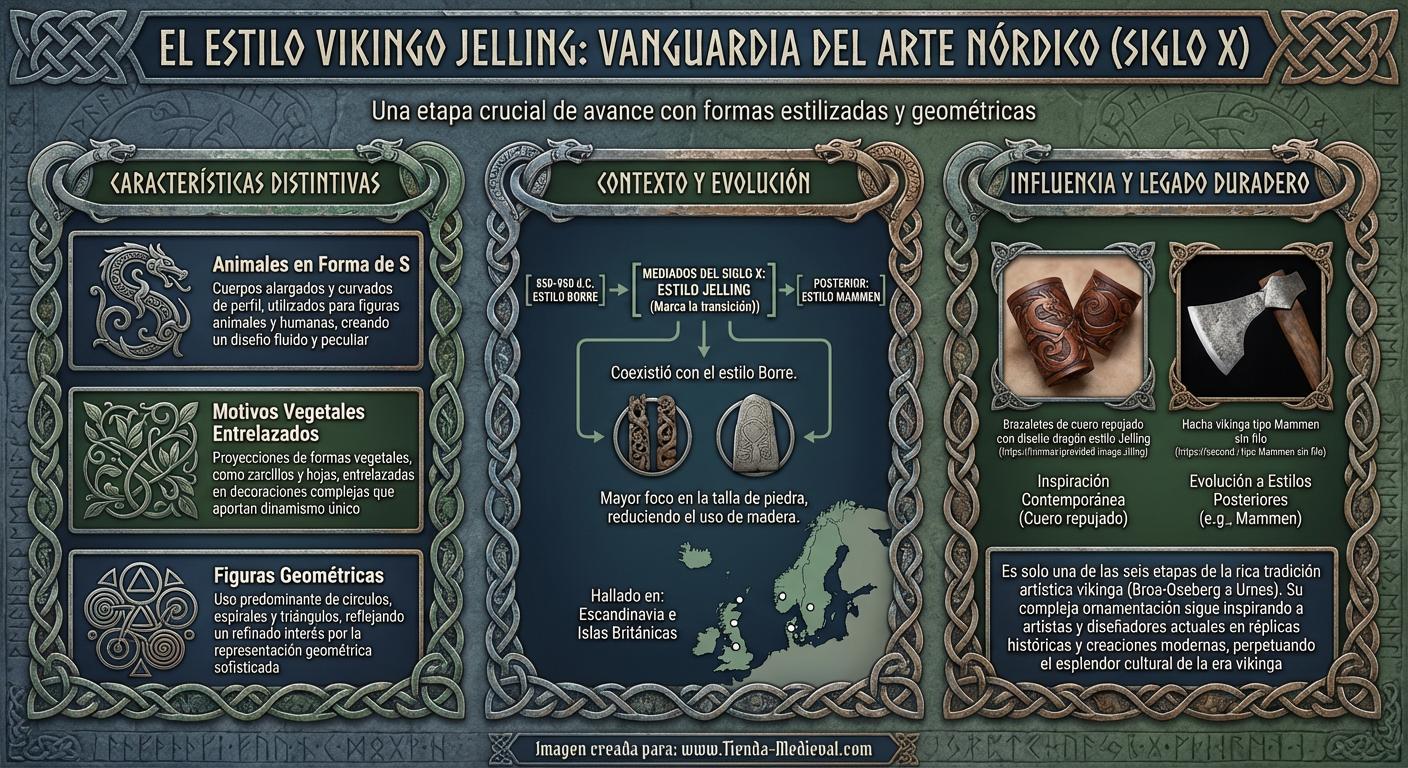¿Qué es el estilo Vikingo Jelling?