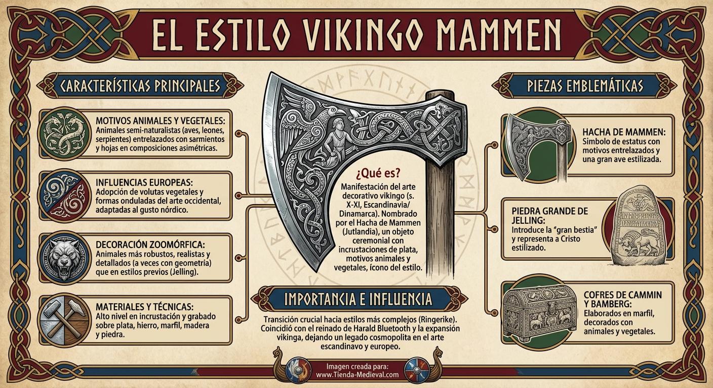 ¿Qué es el estilo vikingo Mammen?