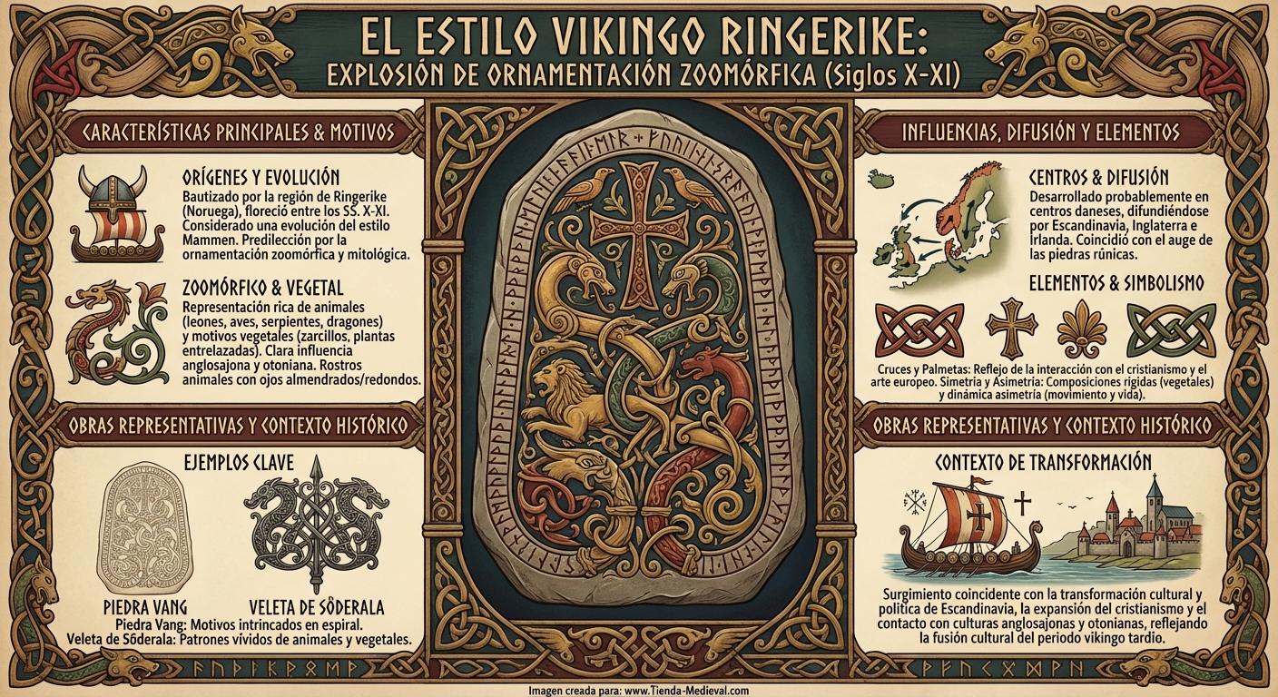 ¿Qué es el estilo vikingo Ringerike?