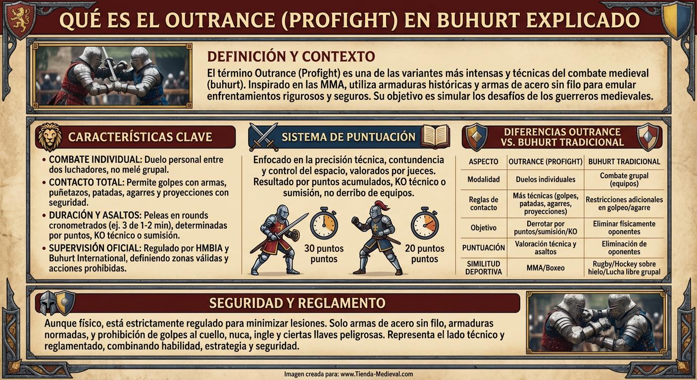 ¿Qué es el Outrance (Profight) en Buhurt?